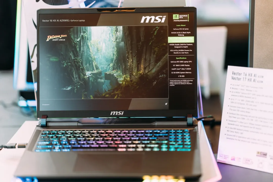 CES 2025 GeForce RTX 50