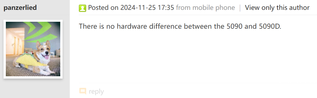 Nvidia GeForce RTX 5090D vs RTX 5090