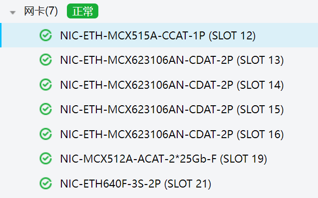 Mellanox Network List