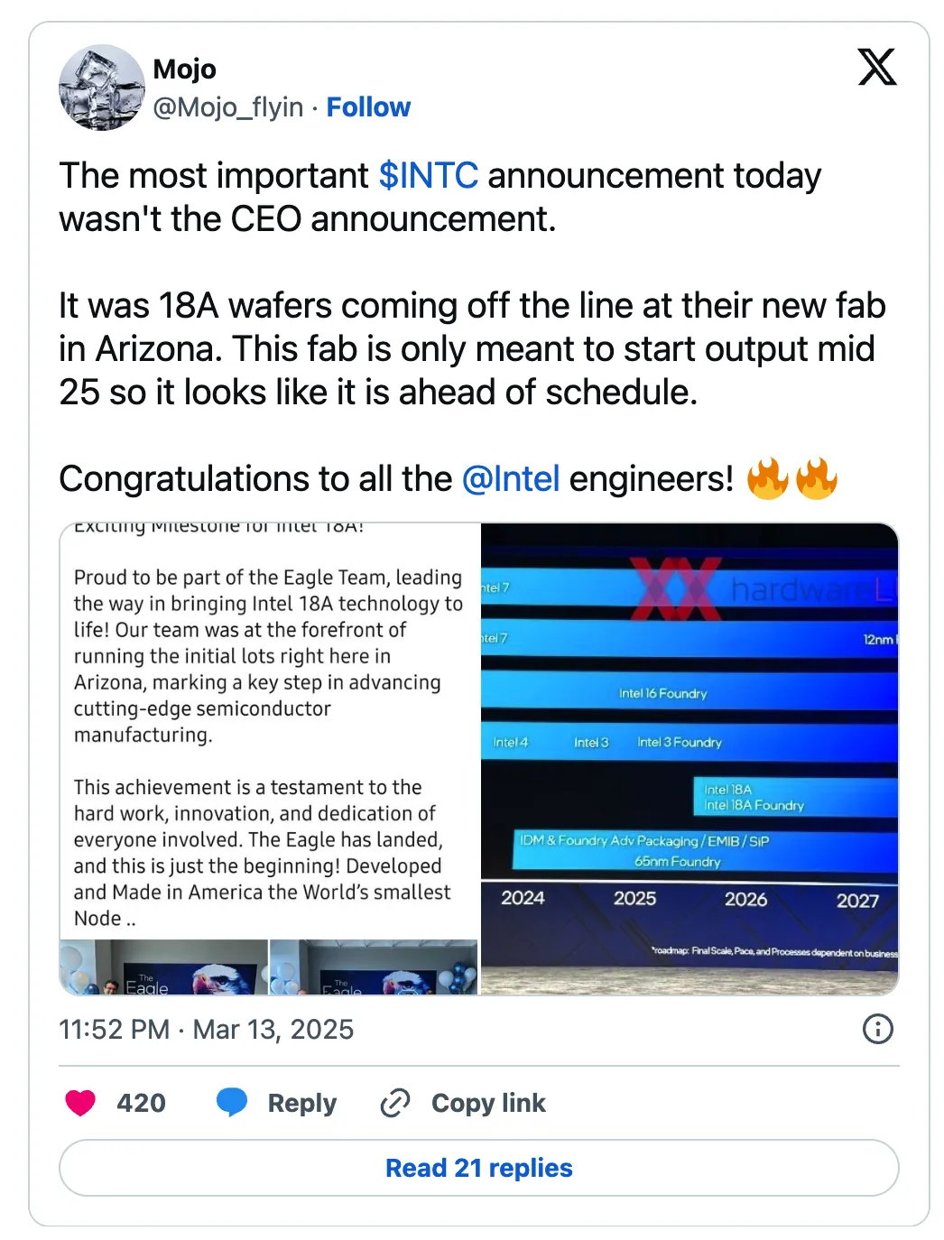 Intel IDM 2.0