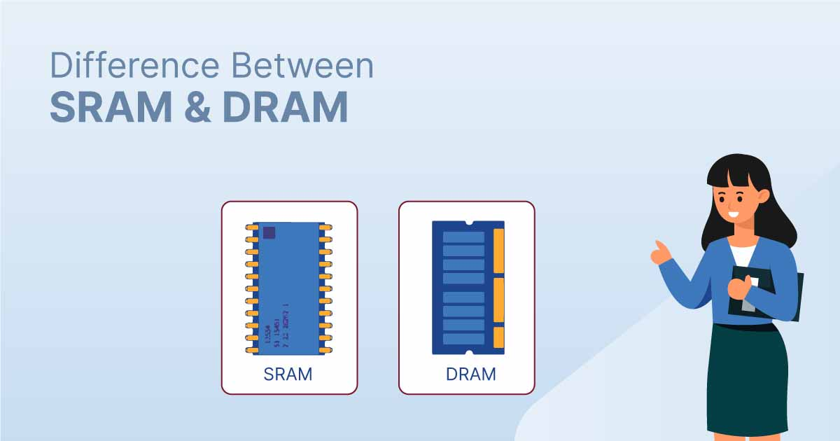 Difference between DRAM and SRAM