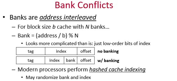 AMR Cache Physical Structure